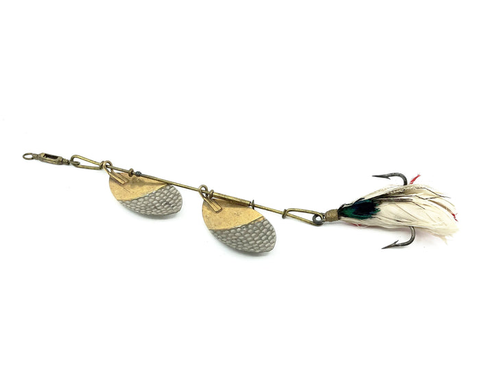W.T.J Lowe #8 Vintage Tandem Spinner Fishing Lure Buffalo NY