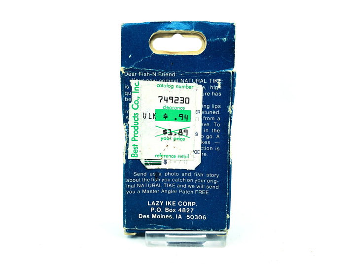 Lazy Ike Natural Tike NIT WC, White Crappie Color with Box