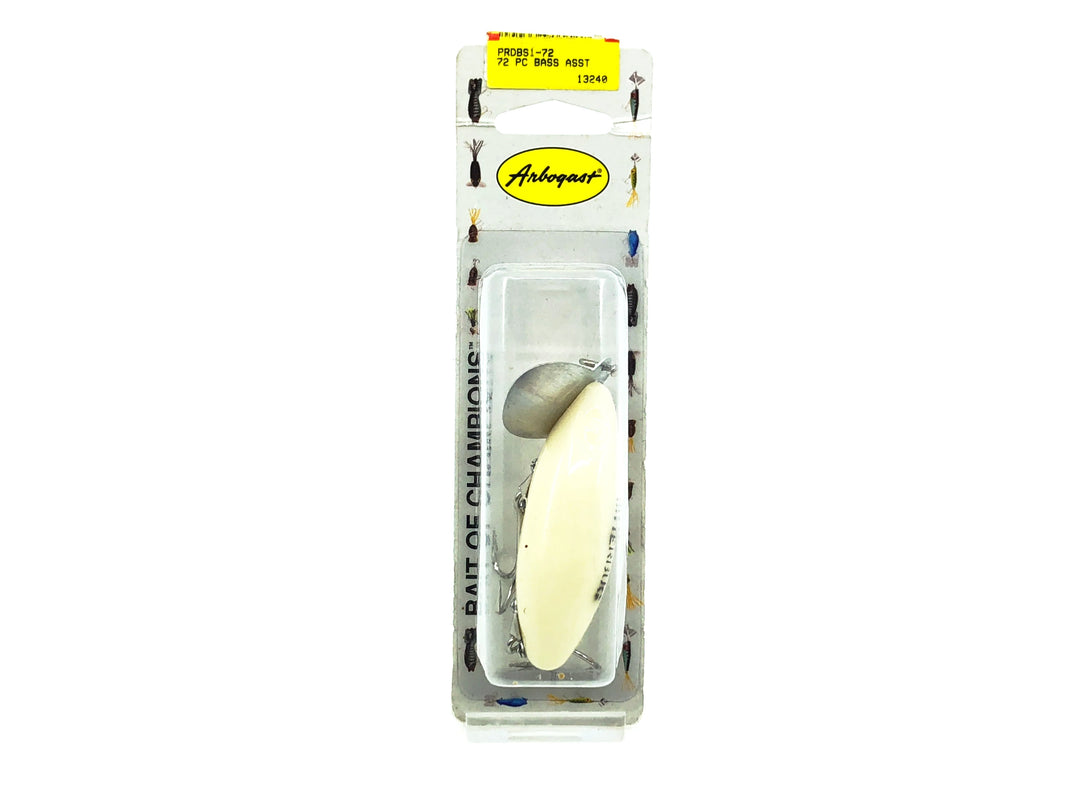 Arbogast Jitterbug 5/8oz, Bone Color on Card