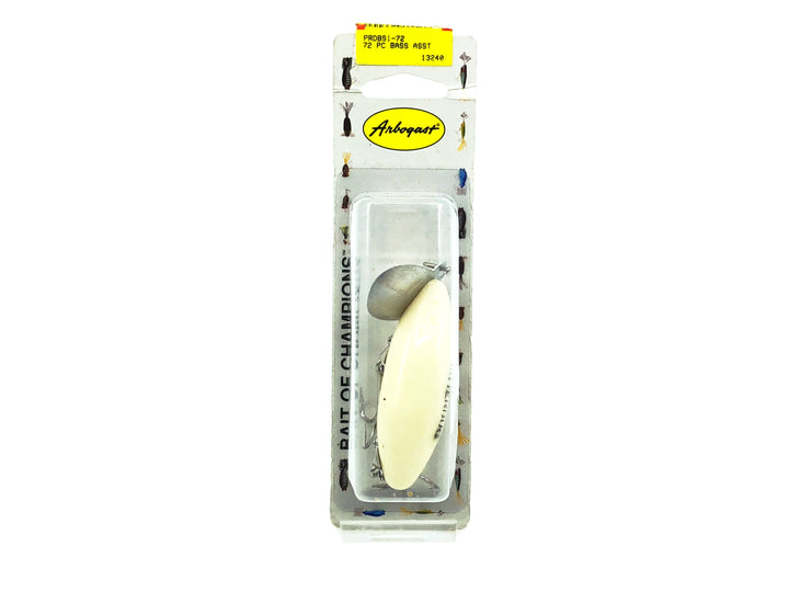 Arbogast Jitterbug 5/8oz, Bone Color on Card