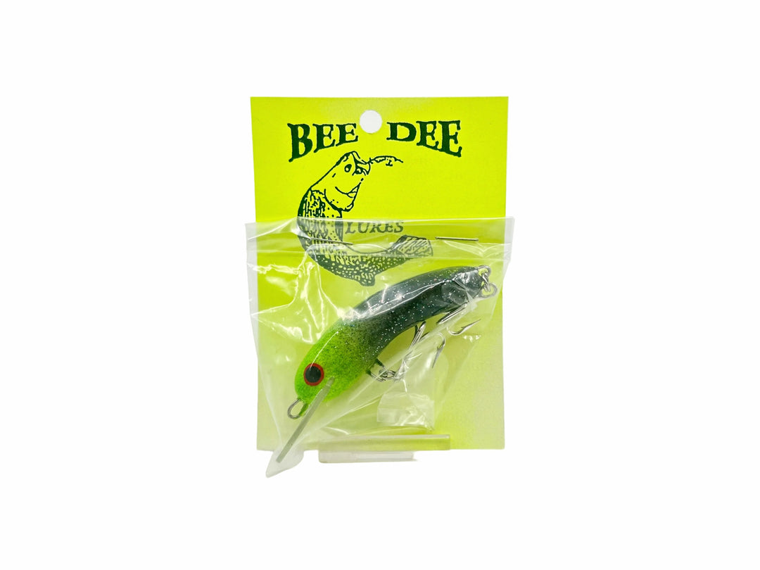 Bee Dee Lures 70mm Scudd, Green Thing Color on Card