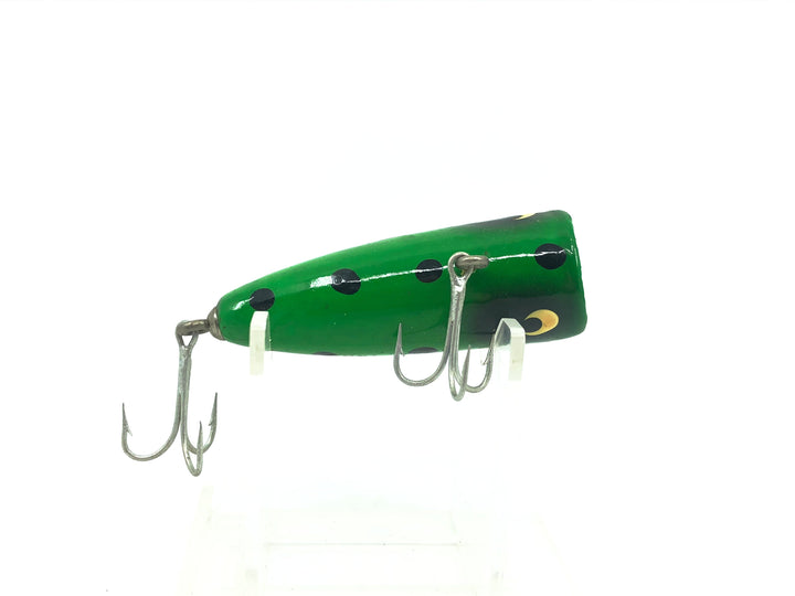 Eppinger Dardevle Osprey Bass Plug, Green/Black Spots Color