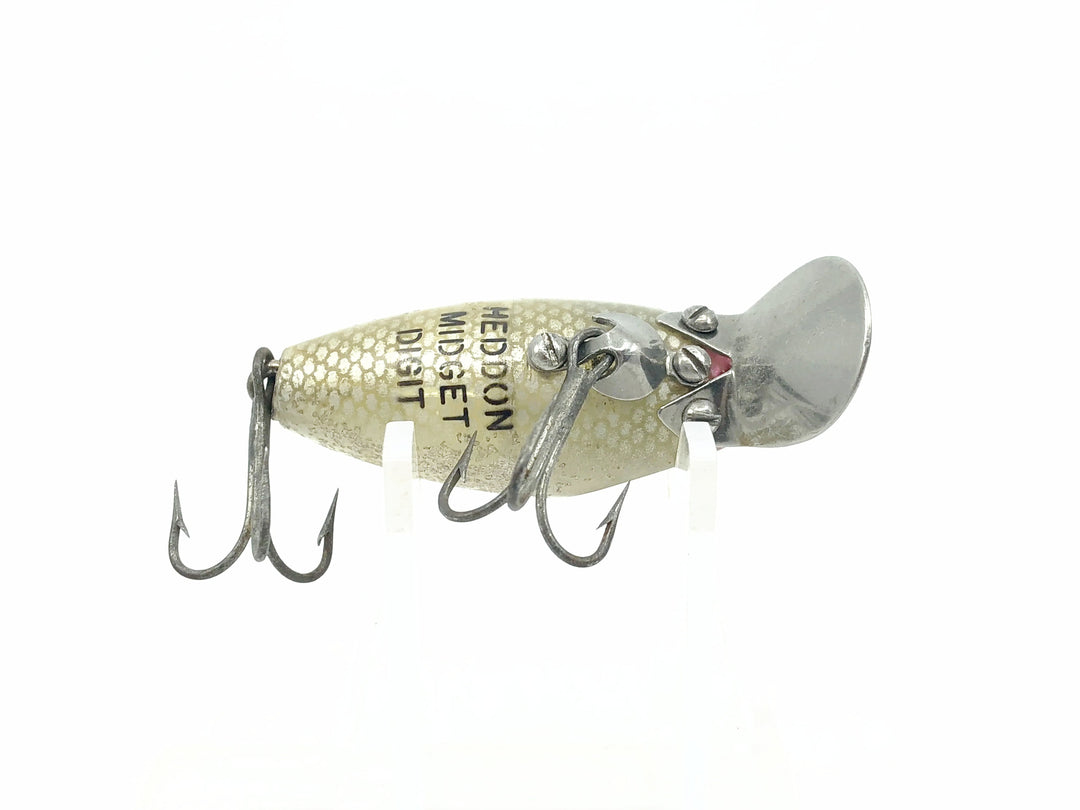 Heddon Midgit Digit River Runt Spook 9020, SS Silver Flitter Color