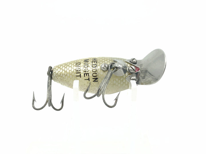 Heddon Midgit Digit River Runt Spook 9020, SS Silver Flitter Color