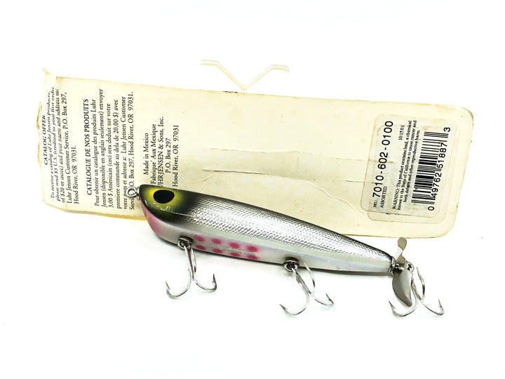 Luhr-Jensen Dalton Special Wood, Silver Scale/Black Color with Card