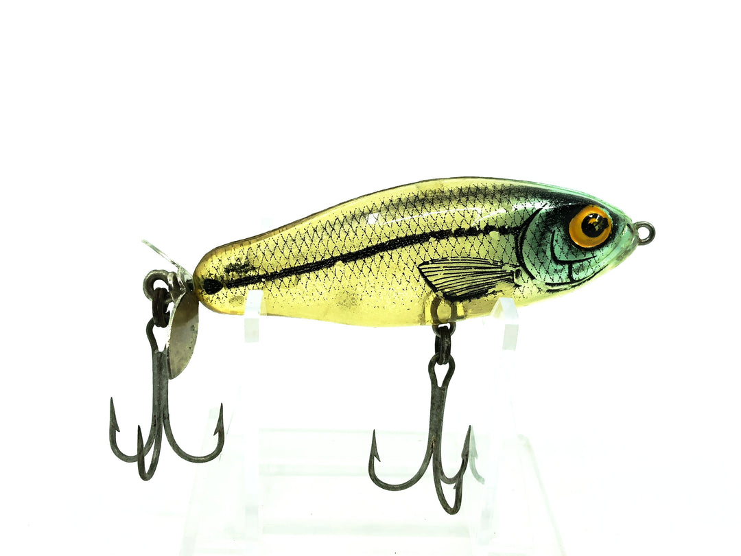 Bomber RRIIP Shad (Rip Shad), 37T XCL Clear Blue Nose Color