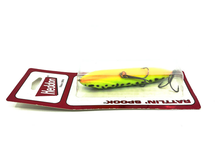 Heddon Rattlin' Spook, GRA Fluorescent Green Crawdad Color on Card