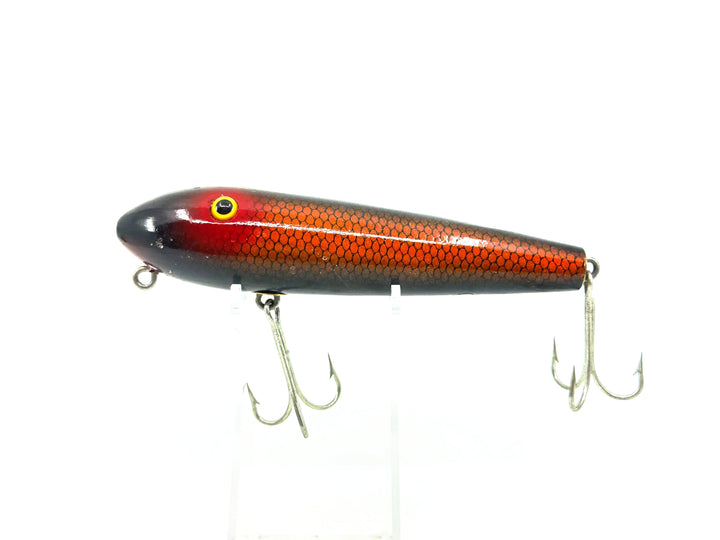Musky Jerkbait, Orange Scale/Black Color