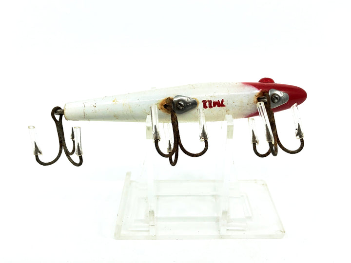 L & S Mirrolure 7M "Floating Twitchbait", Red/White/Silver Scale Color