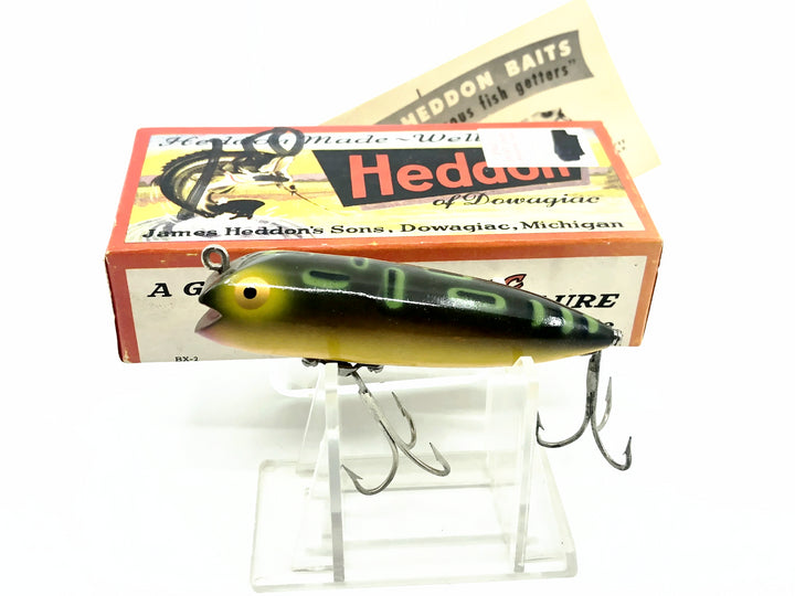 Heddon Spinning Darting Zara 9210, BF Bullfrog Color w/ Box & Insert