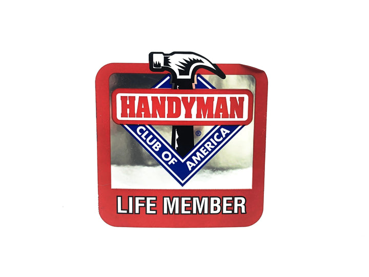 Club of America Handyman Life Member Sticker