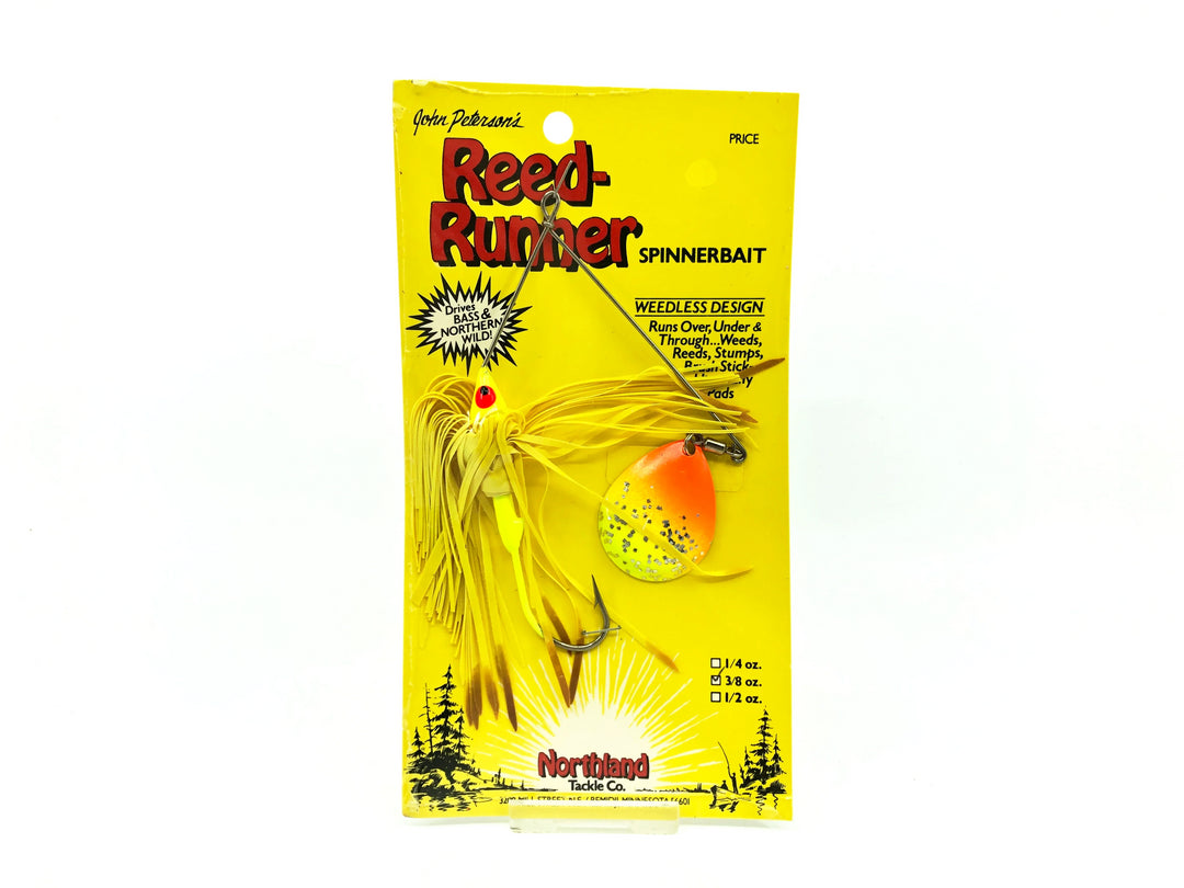 Northland Fishing Tackle Reed Runner Single Spin 3/8oz, #108 Sunrise Color