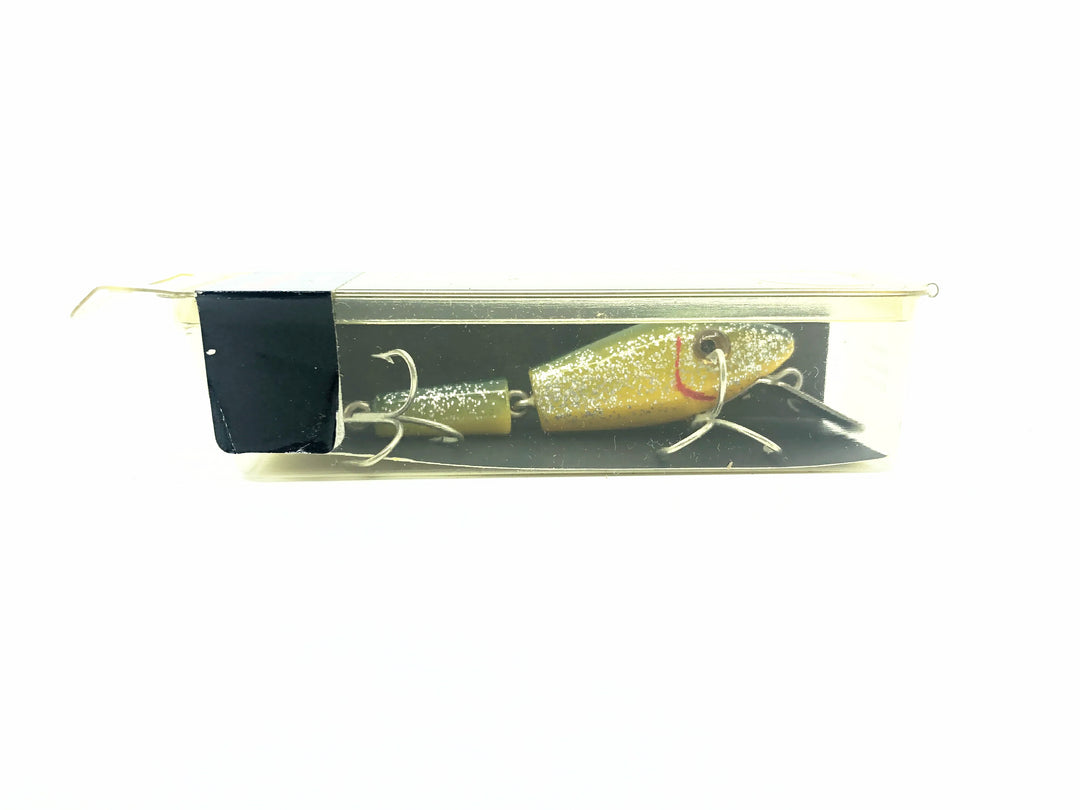 L & S 15R Rattlin Minnow, #19 Silver Flitter/Green Back/Yellow Belly /Gold Scale Color w/Box