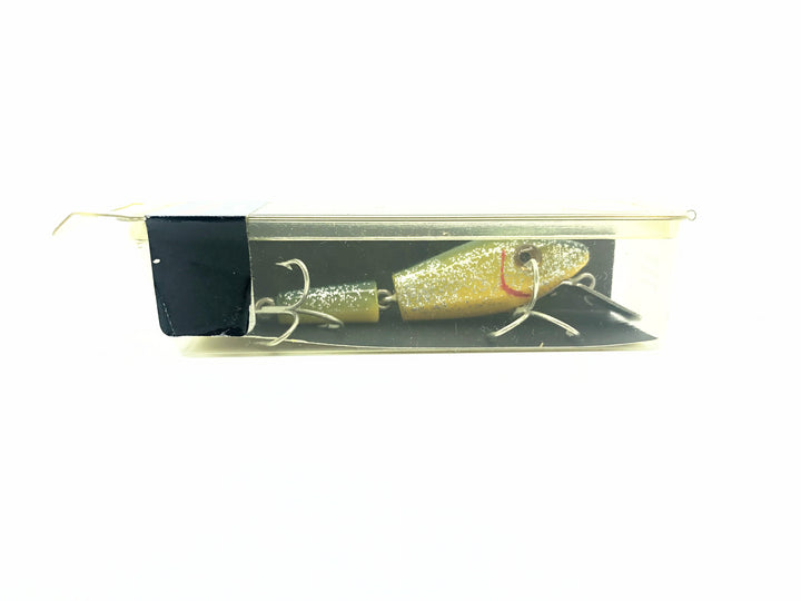 L & S 15R Rattlin Minnow, #19 Silver Flitter/Green Back/Yellow Belly /Gold Scale Color w/Box