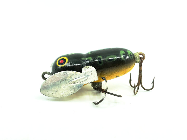 Heddon Tiny Crazy Crawler #320, BF Bullfrog Color