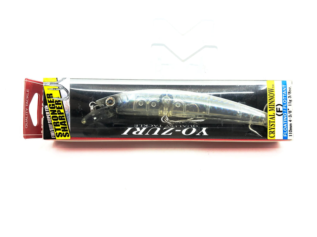 Yo-Zuri .F Crystal 3D Floating Minnow, HGPL Holographic Pearl Color