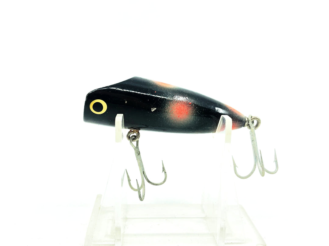 Eppinger Dardevle Osprey Bass Plug, #05 Black/White Red Spot Color