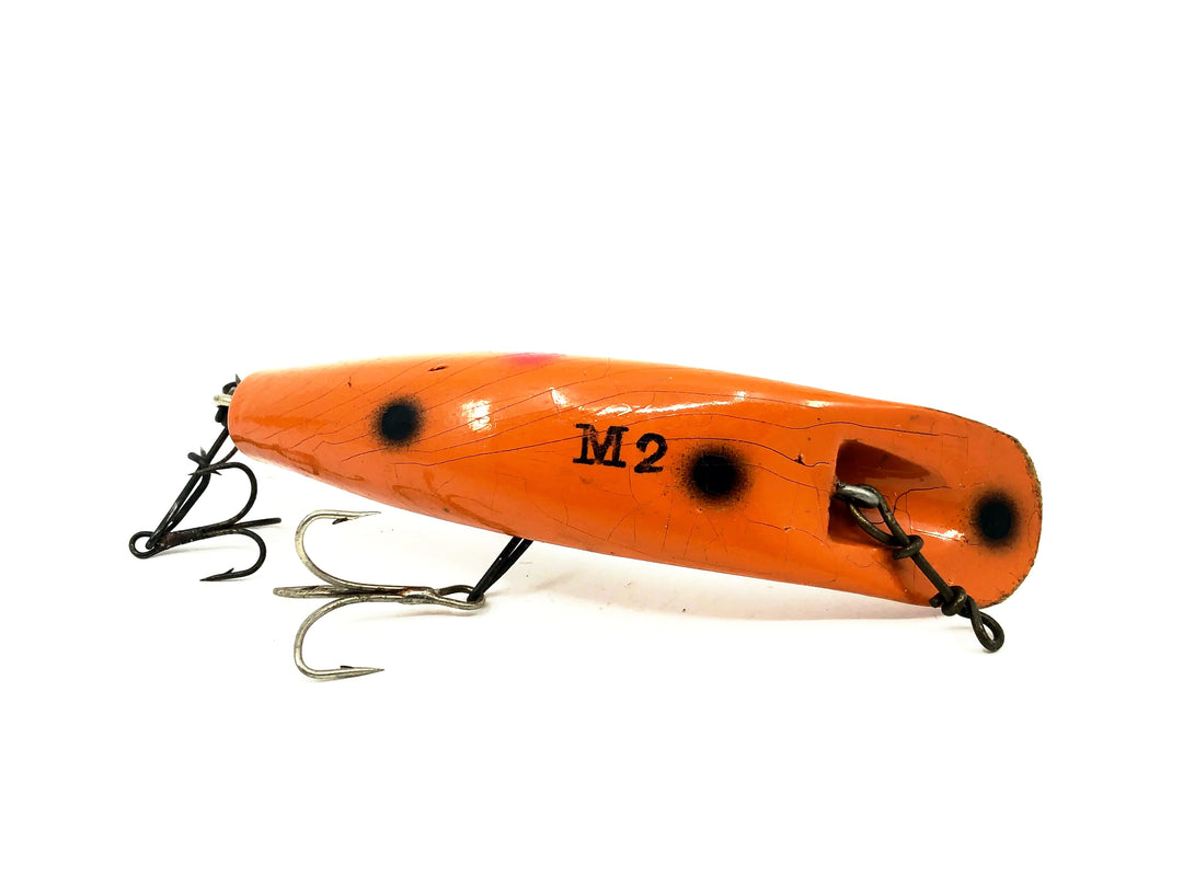 Helin Wooden Flatfish M2, O Orange/Spots Color - Wooden