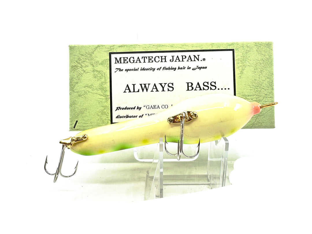 Megatech Japan Lure, Pale Pink Top/Frog Spot Color w/Box-Signed