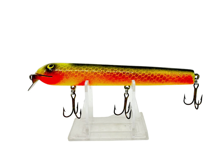 Smity Bait 5 1/4", Chartreuse/Orange/Green Scale Color