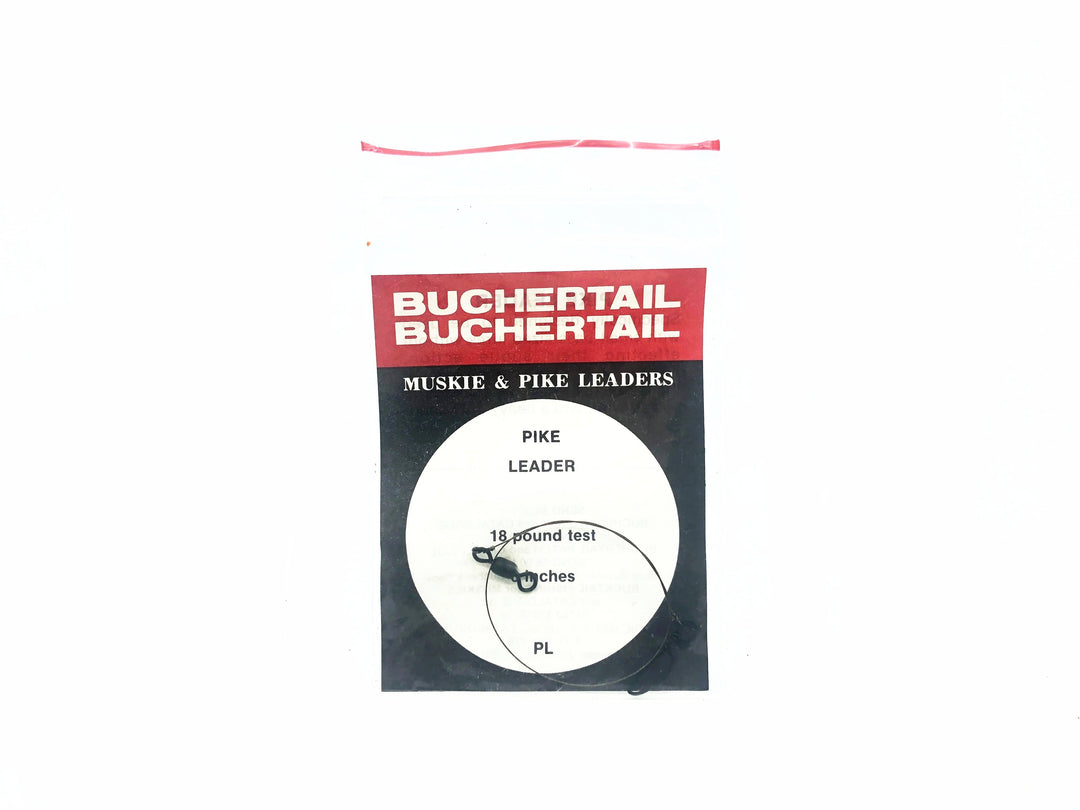 Buchertail Muskie & Pike Leader, 18 Ib. Test, 6"