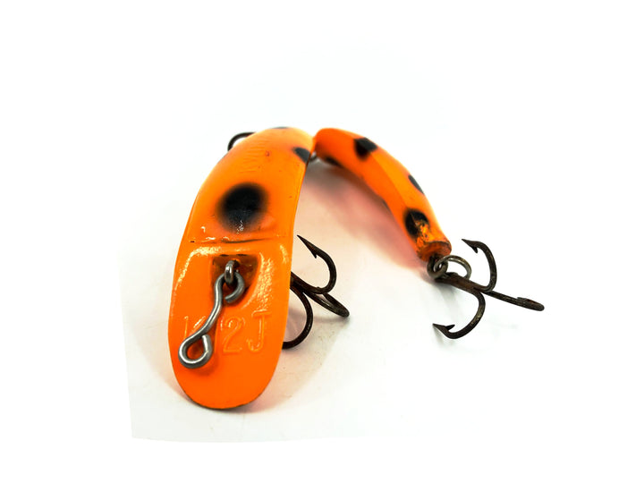 Luhr-Jensen Kwikfish K12J Jointed, YFB Yellow Fluorescent Black Spots Color