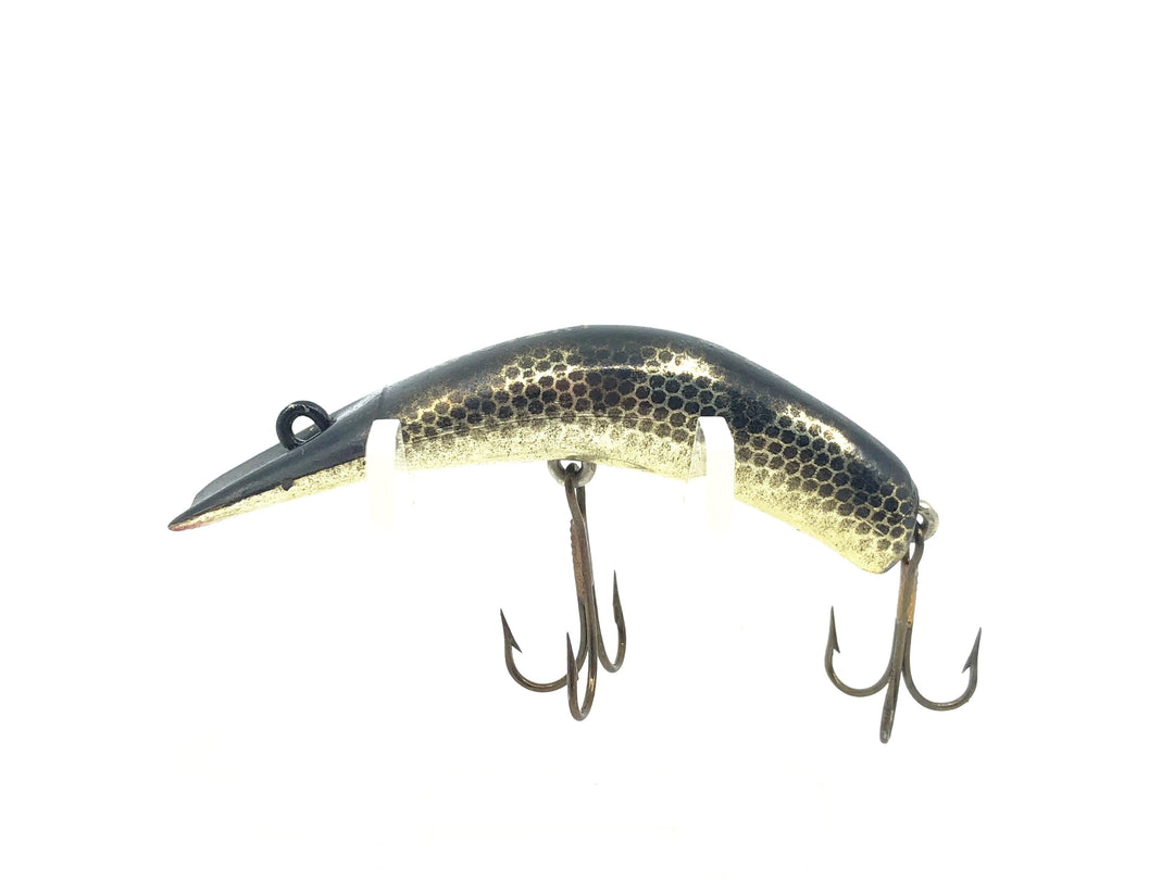 Kautzky Plastic Lazy Ike 2, KL2-MBLR Metallic Black Ribs Color