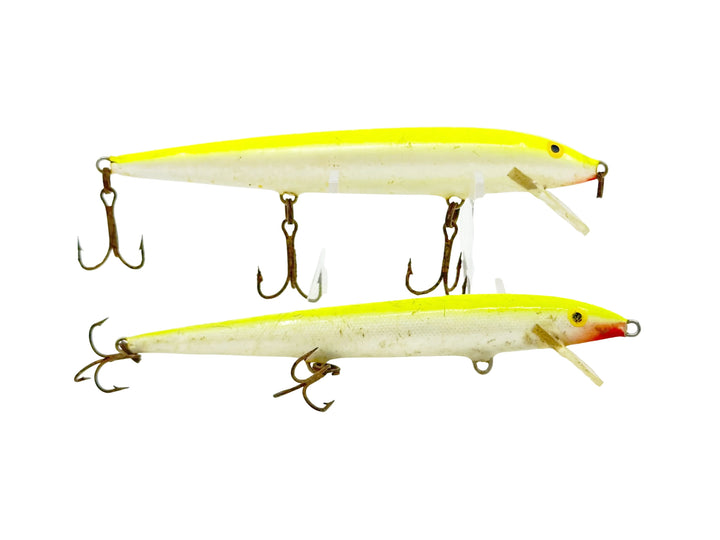 Rapala Original Floating F13 Silver/Fluorescent Chartreuse Two Pack
