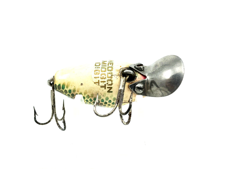 Heddon Wooden Midgit Digit River Runt, L Perch Color