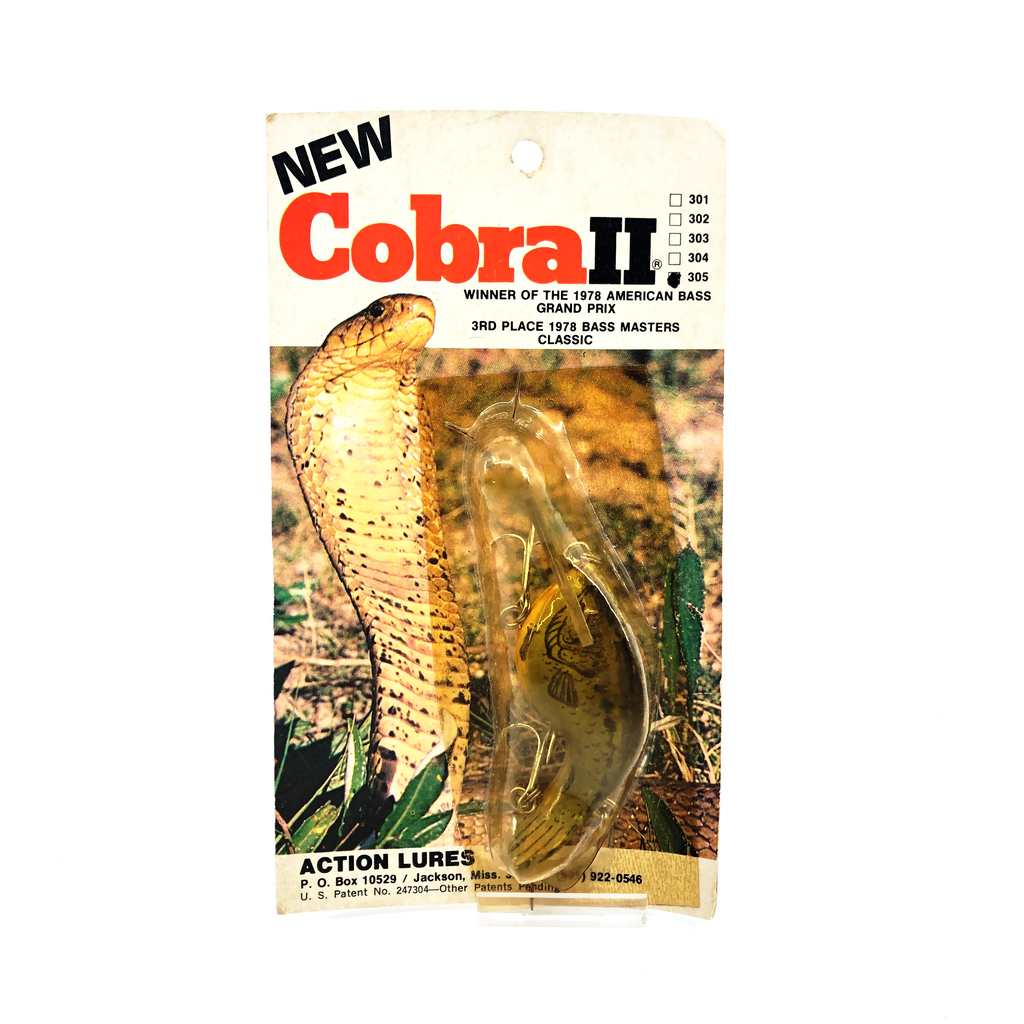 Action Lures Fantail Cobra II 305, Baby Bass Color on Card – My Bait Shop, LLC