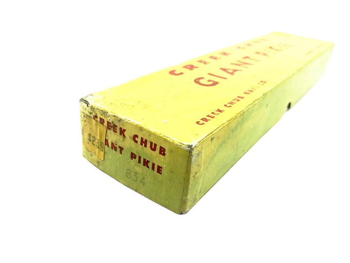 Creek Chub Wooden Giant Jointed Pikie 800, #01 Perch Scale Color w/Box