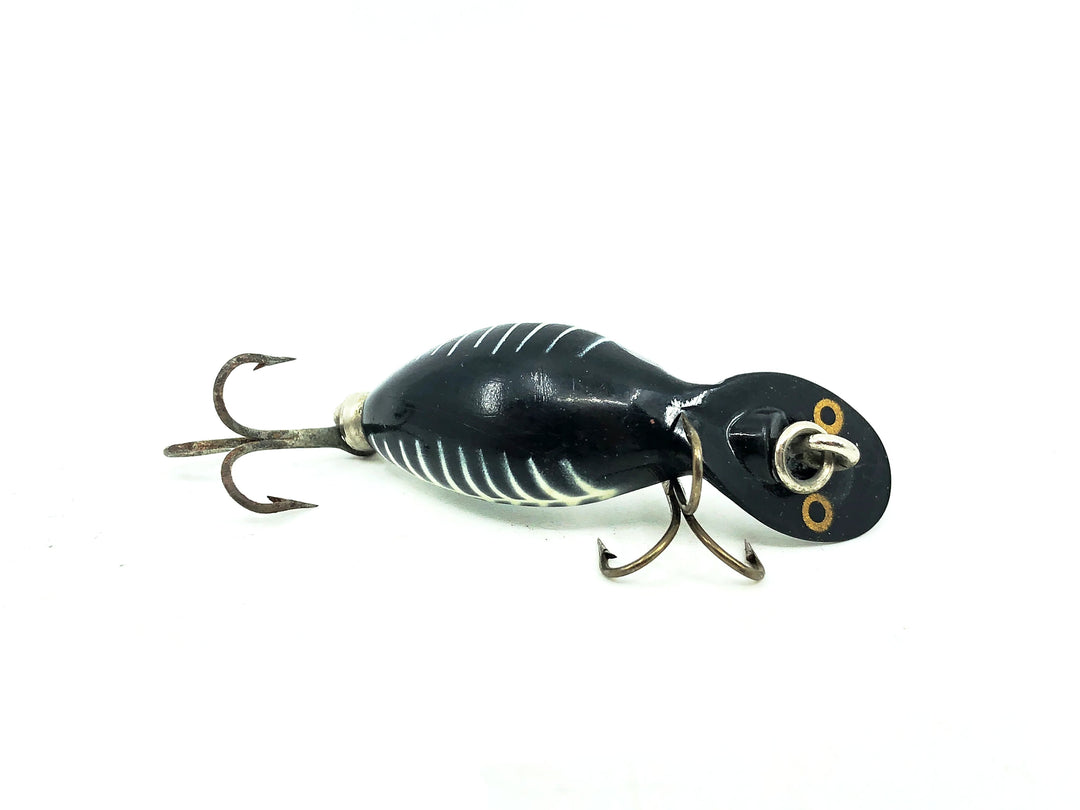 Heddon Tadpolly Tiny Tad, XBW Black Shore Minnow Color