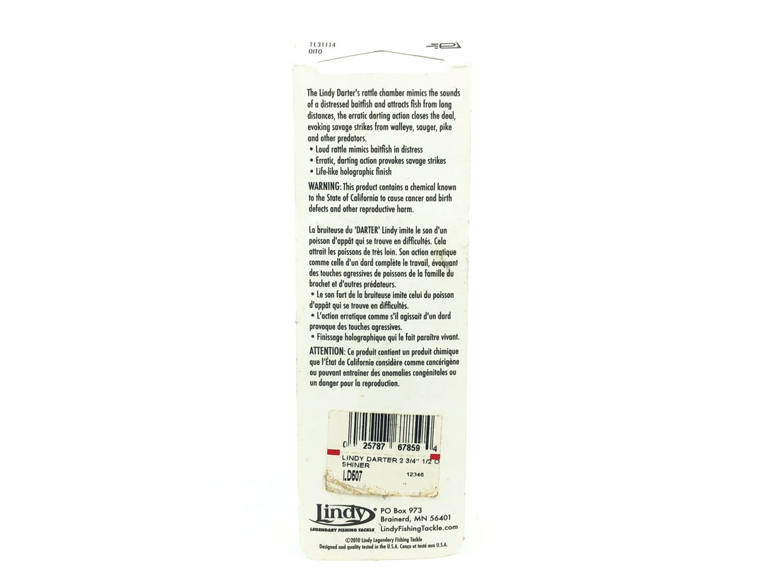 Lindy Darter 1/2oz, Shiner Color on Card