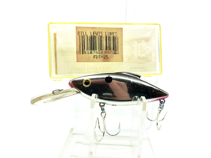 Bill Lewis Divin-Trap Floater, #25 Chrome/Black Back Color w/Box