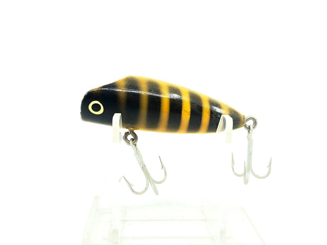 Eppinger Dardevle Osprey Bass Plug, #18 Yellow/Black Rib Color