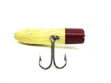 Paw Paw Flyrod Groove Head Wobbler 700, Red Head White color