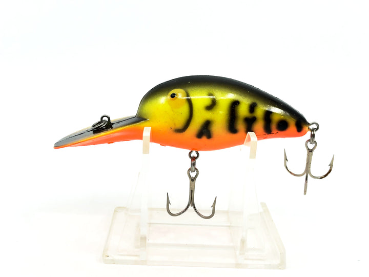 Roger's Deep Big Jim, Chartreuse/Orange Crawdad Color