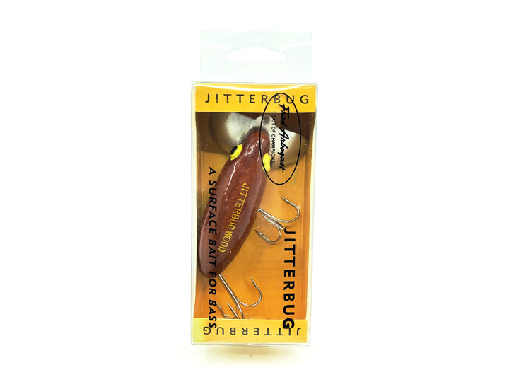 Arbogast Jitterbug Wood 5/8oz, Natural Wood Color with Box
