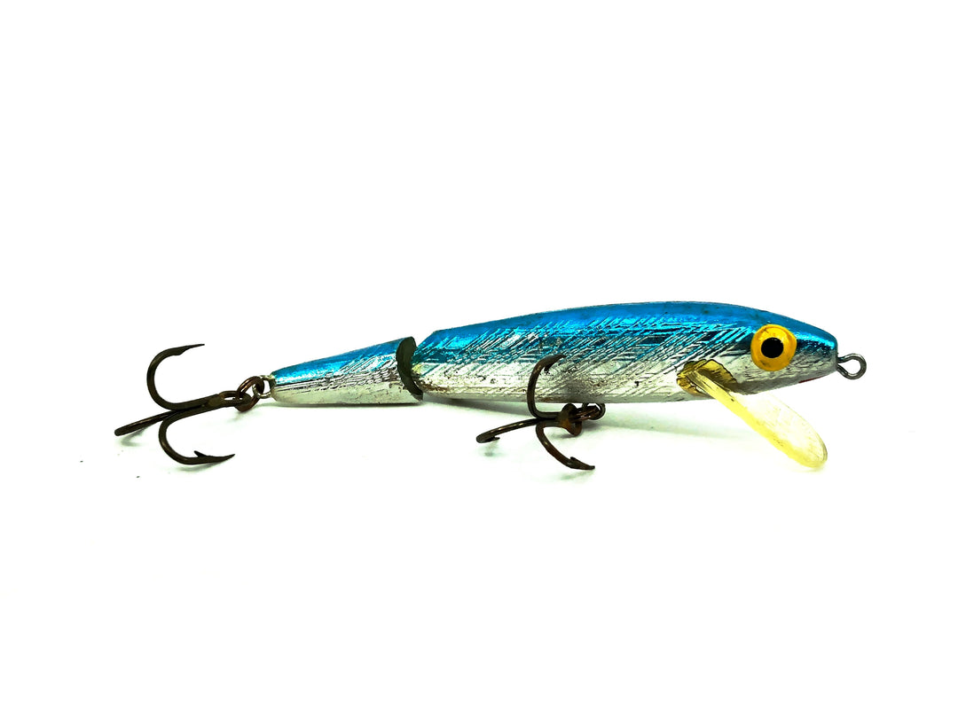 Rebel Jointed Floating Minnow J50, #03 Silver/Blue Back Color