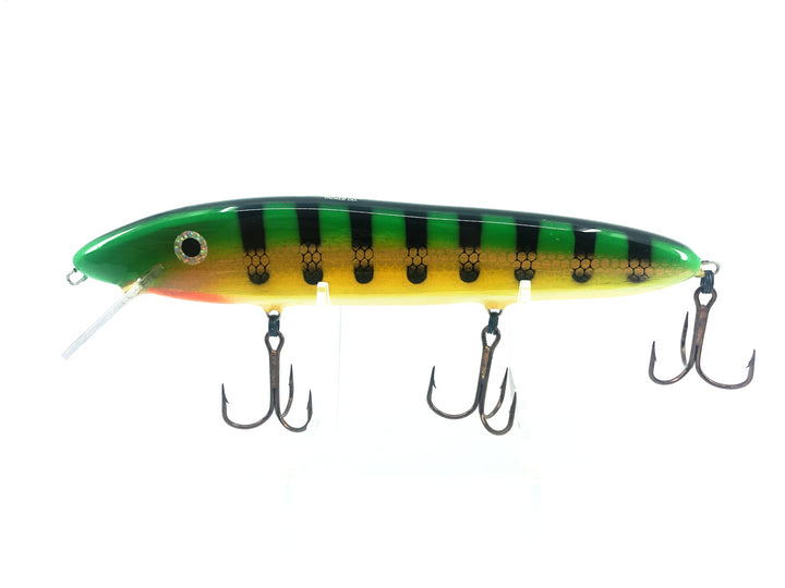 Big Game Tackle 9" Balsa Twitch, Hot Perch Color