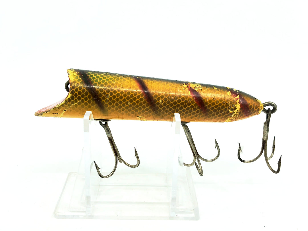 Wooden Heddon Lucky 13, L Perch Color - No Eyes