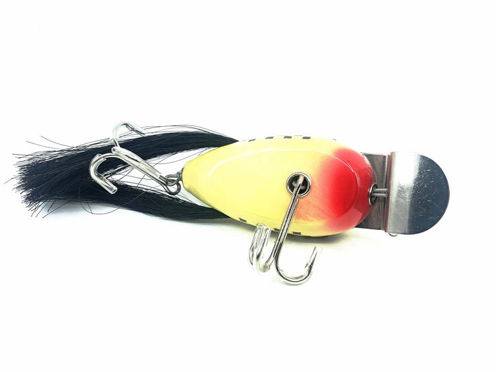 Musky Dan (XXX Lures) Giant Dingbat 3 7/8", Black & White Checkers Color