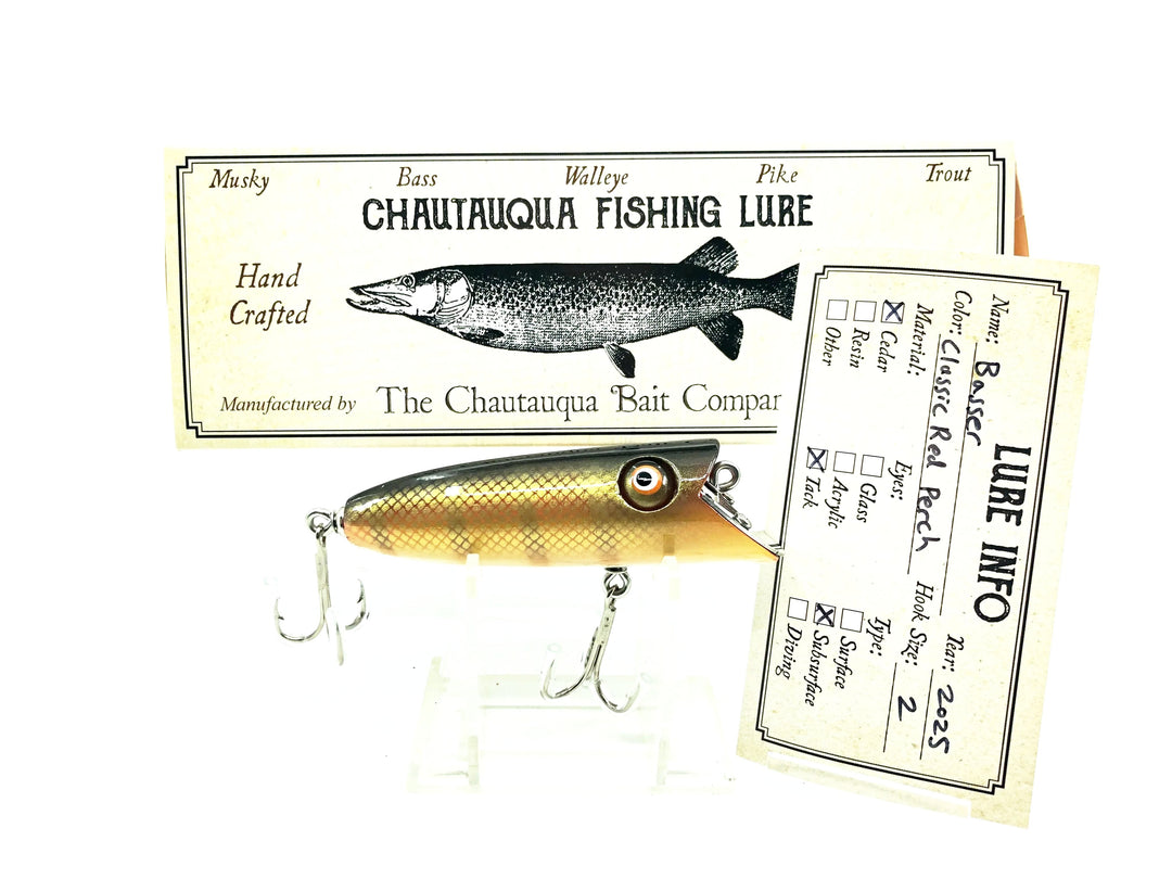 Chautauqua Basser, Classic Red Perch Color