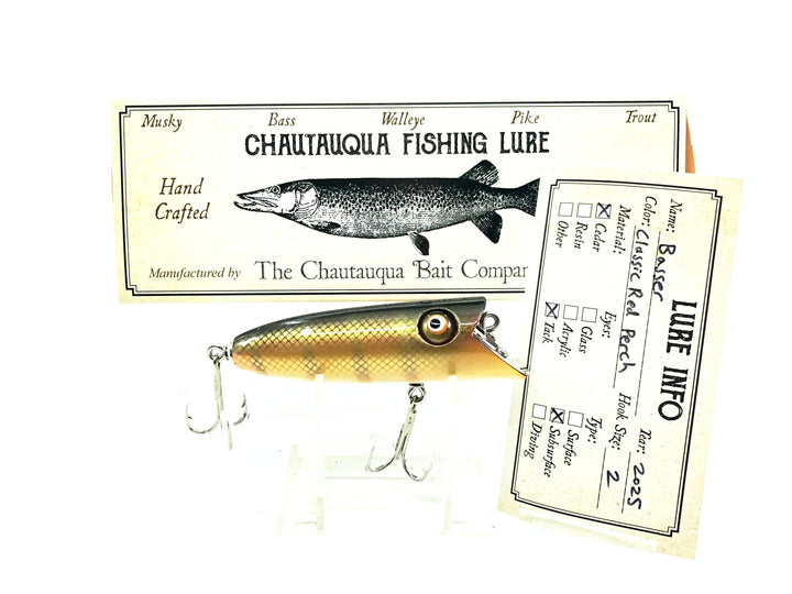 Chautauqua Basser, Classic Red Perch Color