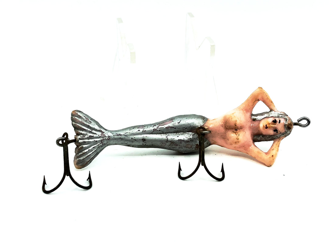 Happy Hooker Novelty Mermaid Lure, Silver Color - 4" Size