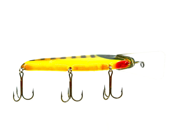 Crane 606 Musky Bait, Green Perch/Yellow Belly Color