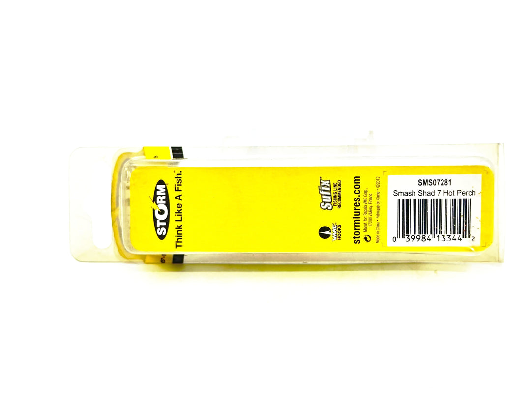 Storm Smash Shad 7, Hot Perch Color w/Box