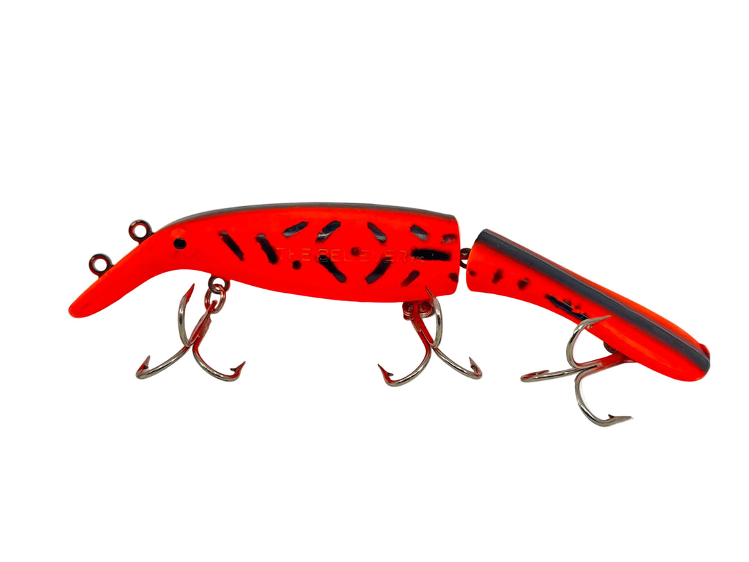 Homer Le Blanc Jointed Swim Whizz, Fluorescent Orange Craw Color