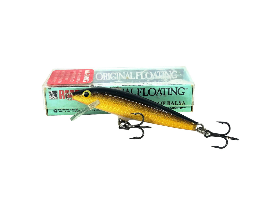 Rapala Original Floating F07, G Gold Color w/Box