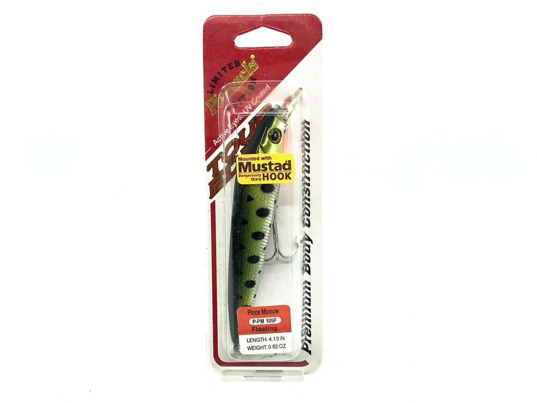 Pinnacle Limited Edition Pince Minnow, Baby Bass Color on Card
